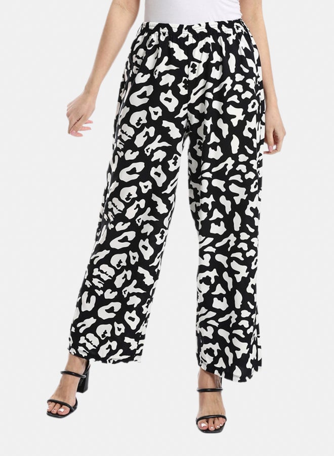 Azul Wide Patterened Pants - Image 1